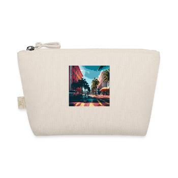 Colorfull Streets in Miami (Miami Collection) - Organic Pouch - nature - Front
