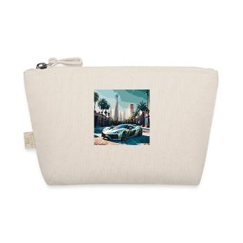 Race car in Miami (Miami Collection) - Organic Pouch - nature - Front