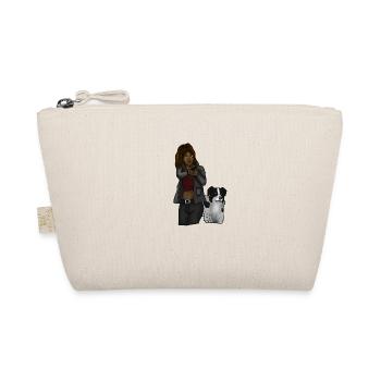 Fille avec un pistolet et un chien - Trousse biologique - nature - Devant