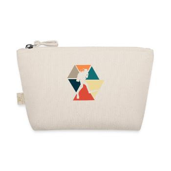 Vintage Retro Scuba Diving - Gift Idea - Organic Pouch - nature - Front
