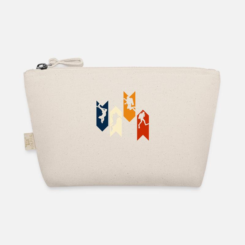 Vintage Retro Tauchen - Geschenkidee Bio-Täschchen