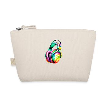 Headphones, Singing, Musicians, Gamers, Singers, Listening to Music - Organic Pouch - nature - Front