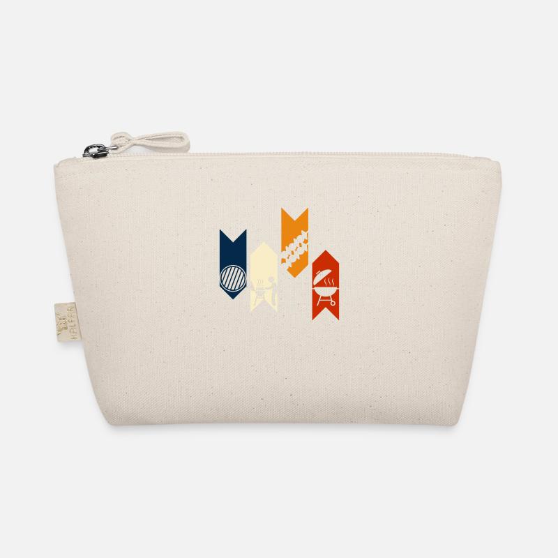 Vintage Retro BBQ - BBQ Geschenkidee Bio-Täschchen