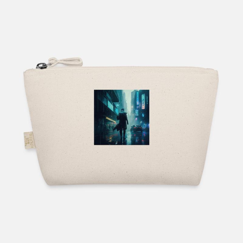Cyberpunk Rain Organic Pouch