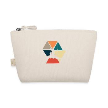 Vintage Retro Trapez - Trapez Geschenkidee - Bio-Täschchen - Natur - Vorne