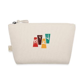 Trapèze rétro vintage-idée cadeau trapèze - Trousse biologique - nature - Devant
