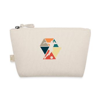 Football rétro vintage-idée cadeau football - Trousse biologique - nature - Devant