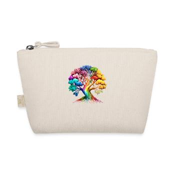 Lebensbaum Yoga Meditation Baum des Lebens - Bio-Täschchen - Natur - Vorne