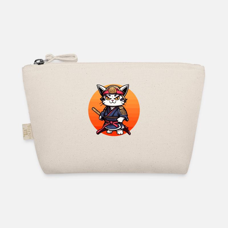 Samurai Cat #26 Organic Pouch