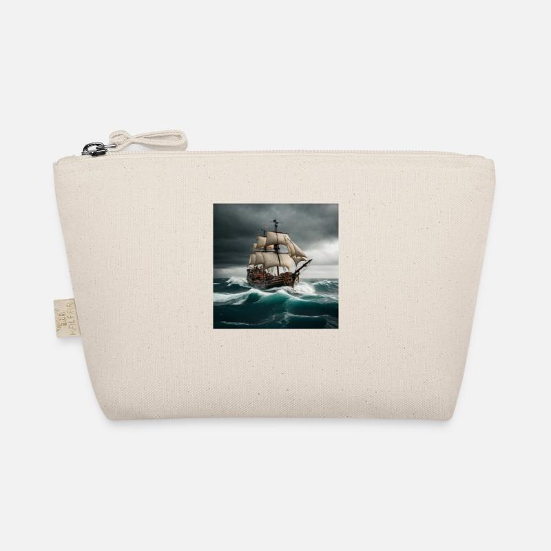 Piratenschiff auf hoher See Bio-Täschchen