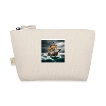Pirate Ship in Storm - Organic Pouch - nature - Front