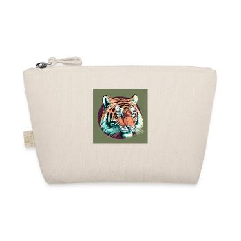 Tiger / Raubkatze - Bio-Täschchen - Natur - Vorne
