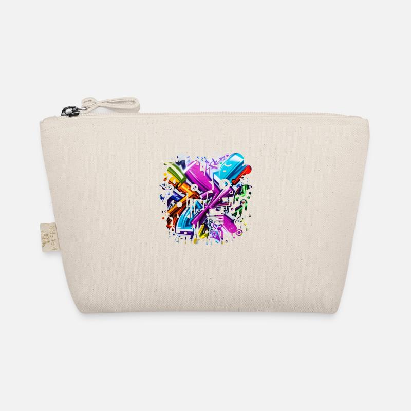 graffiti street art spray vintage stencil retro Organic Pouch