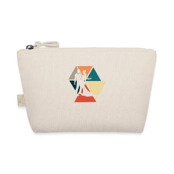 Vintage Retro Bräutigam Paar-Braut Geschenkidee - Bio-Täschchen - Natur - Vorne