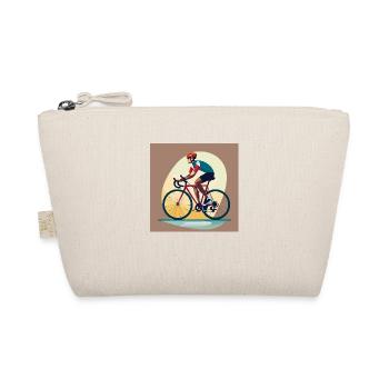 Rennrad / Fahrrad - Bio-Täschchen - Natur - Vorne
