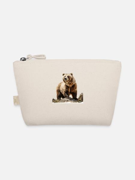 Brown bears are large, formidable predators - Organic Pouch - nature - Front