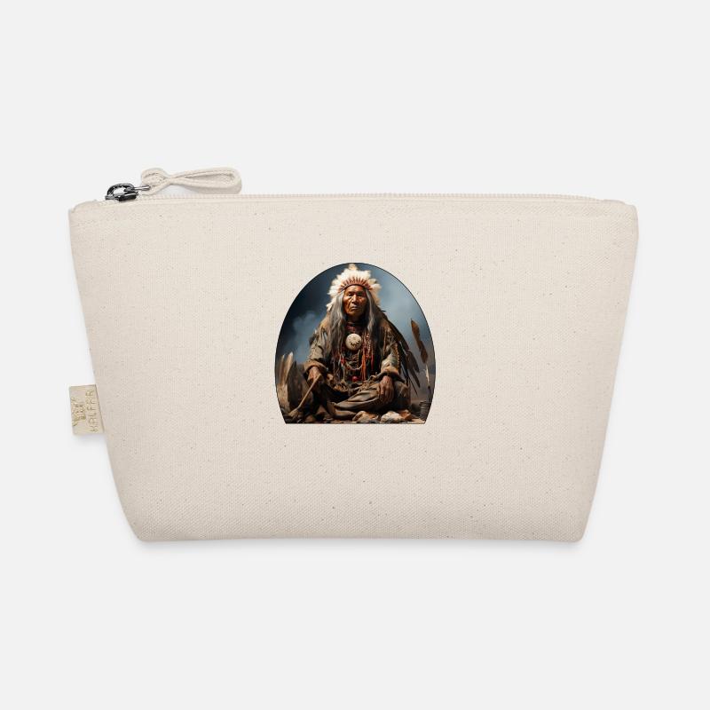 Chef indien avec coiffe de plumes Trousse biologique