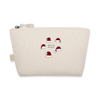Père Noël style Père Noël chapeau Noël Père - Trousse biologique - nature - Devant