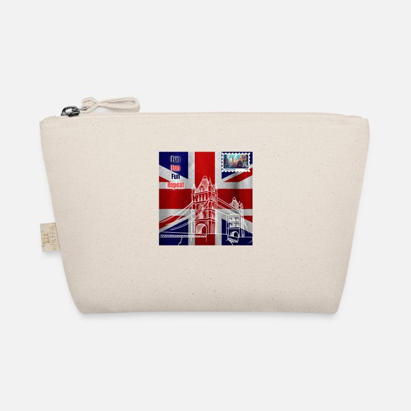 London Fun Postcard Design Organic Pouch