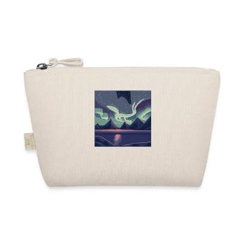 Northern lights in the night sky - Organic Pouch - nature - Front
