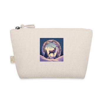 Deer wreath - Organic Pouch - nature - Front