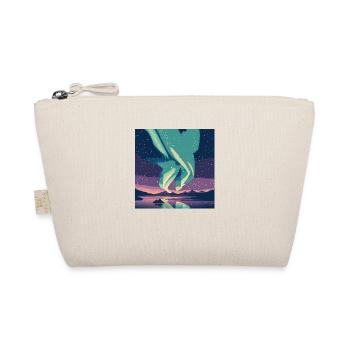 Northern lights in the starry sky - Organic Pouch - nature - Front