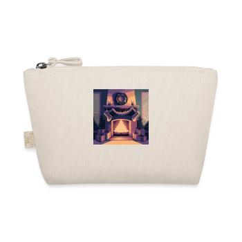 Christmas fireplace - Organic Pouch - nature - Front