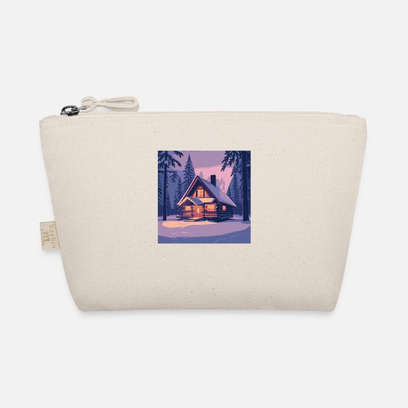 Cabin in the forest Organic Pouch