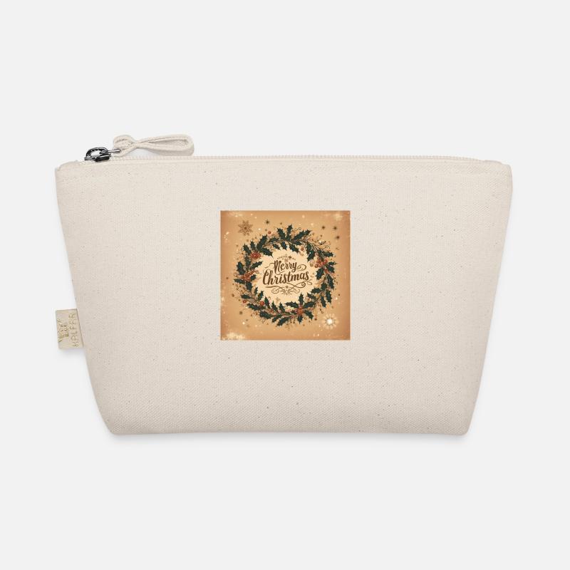 Marry Christmas - Organic Pouch - nature