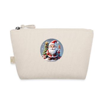 Santa Claus / Winter / Christmas Eve / Snow - Organic Pouch - nature - Front