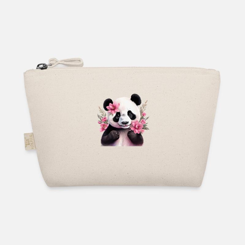 Niedlicher Panda Bio-Täschchen