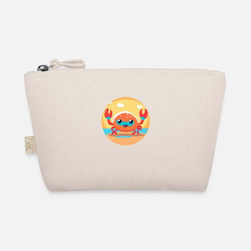 Beach Crab Fun Organic Pouch