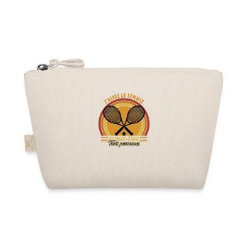 j'aime le Tennis et peut être trois personnes - Trousse biologique - nature - Devant
