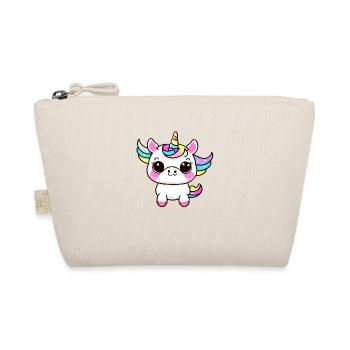 Unicorn Mythical Creature Girl Unicorns Mythical Creatures - Organic Pouch - nature - Front