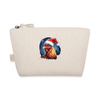 Rooster & Hens Design for Farmers & Farmers - Organic Pouch - nature - Front