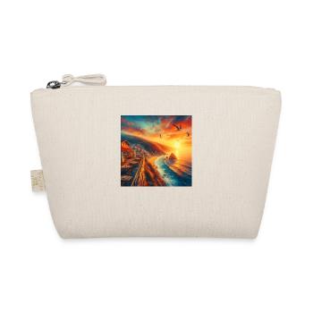 A café in the sunset at the edge of the world - Organic Pouch - nature - Front