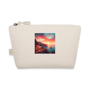 A café in the sunset at the edge of the world - Organic Pouch - nature - Front