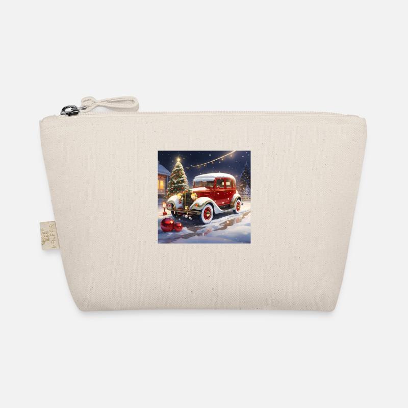 Oldtimer zu Weihnachten Bio-Täschchen