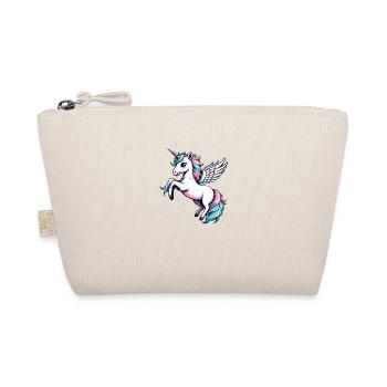 Licorne Einhorn Kawaii - Bio-Täschchen - Natur - Vorne