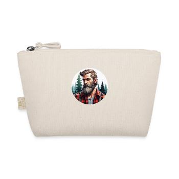 Bûcheron / Homme / Barbe / Forêt / Chemise / Arbre - Trousse biologique - nature - Devant