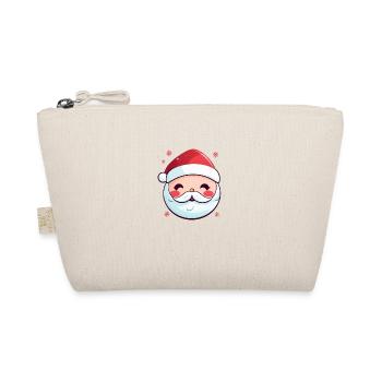 Tête de Papa Noël - Trousse biologique - nature - Devant