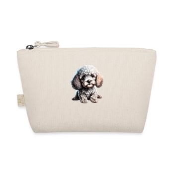 Pudel Hundeliebe Pudelwelpe Hundewelpe Hundehalter - Bio-Täschchen - Natur - Vorne