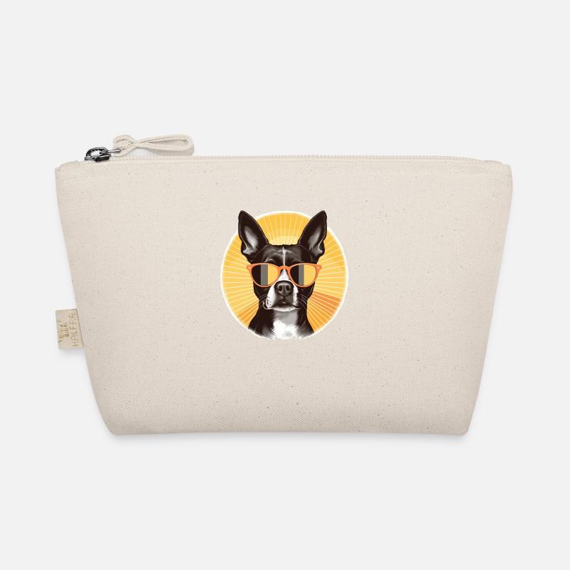 Boston Terrier 2 - Organic Pouch - nature