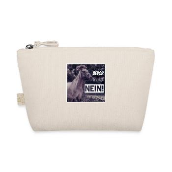 Spirit Motto Nein - Bio-Täschchen - Natur - Vorne