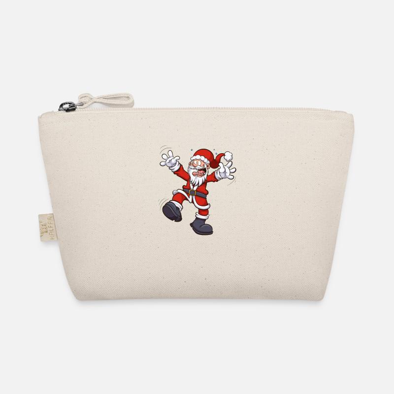 Scared Santa Claus Organic Pouch