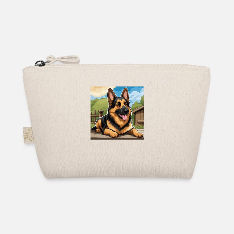 Schäferhund - Bio-Täschchen - Natur