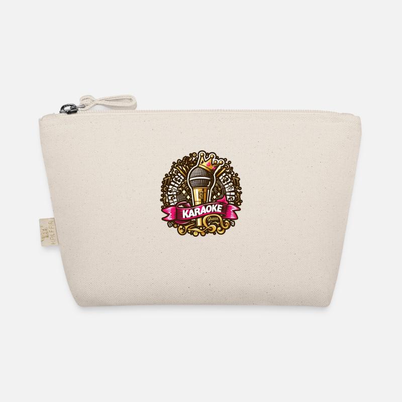 Karaoke Queen Logo Organic Pouch