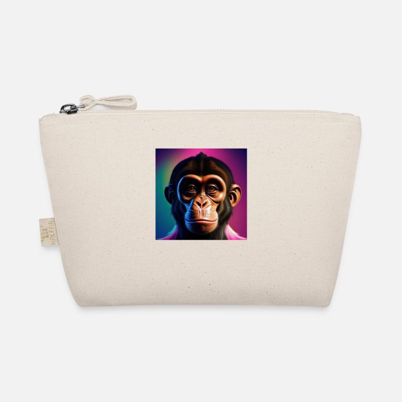 Naughty Monkey - Organic Pouch - nature
