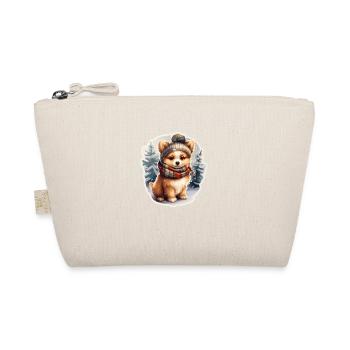 Man's best friend in winter - Organic Pouch - nature - Front