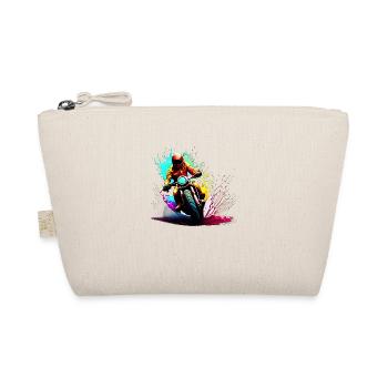 Motorcycle Motorcycle Fan Motorcyclist Motorcross - Organic Pouch - nature - Front